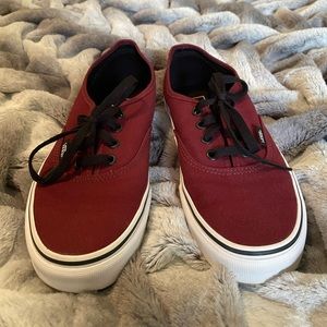 Burgundy Vans